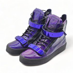 Giuseppe Zanotti Purple High-Top Athletic Shoes